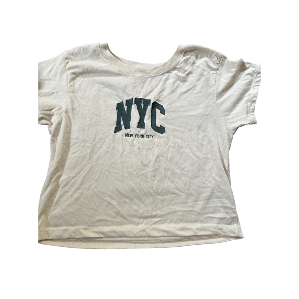 T.J.Maxx Cream NYC Crop Top